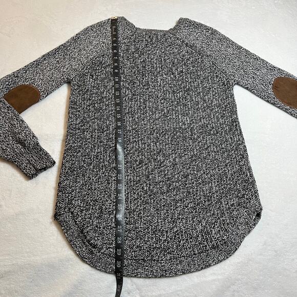 RD Style Crewneck Knit Pullover Tunic Sweater w/ Elbow Patches Size Medium - Picture 9 of 9
